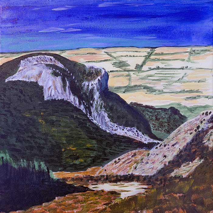 Acrylic - Montiferru, Sardegna, Italy