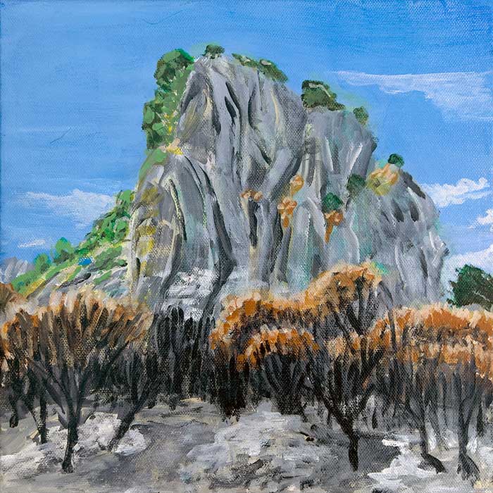 Acrylic - Montiferru, Sardegna, Italy